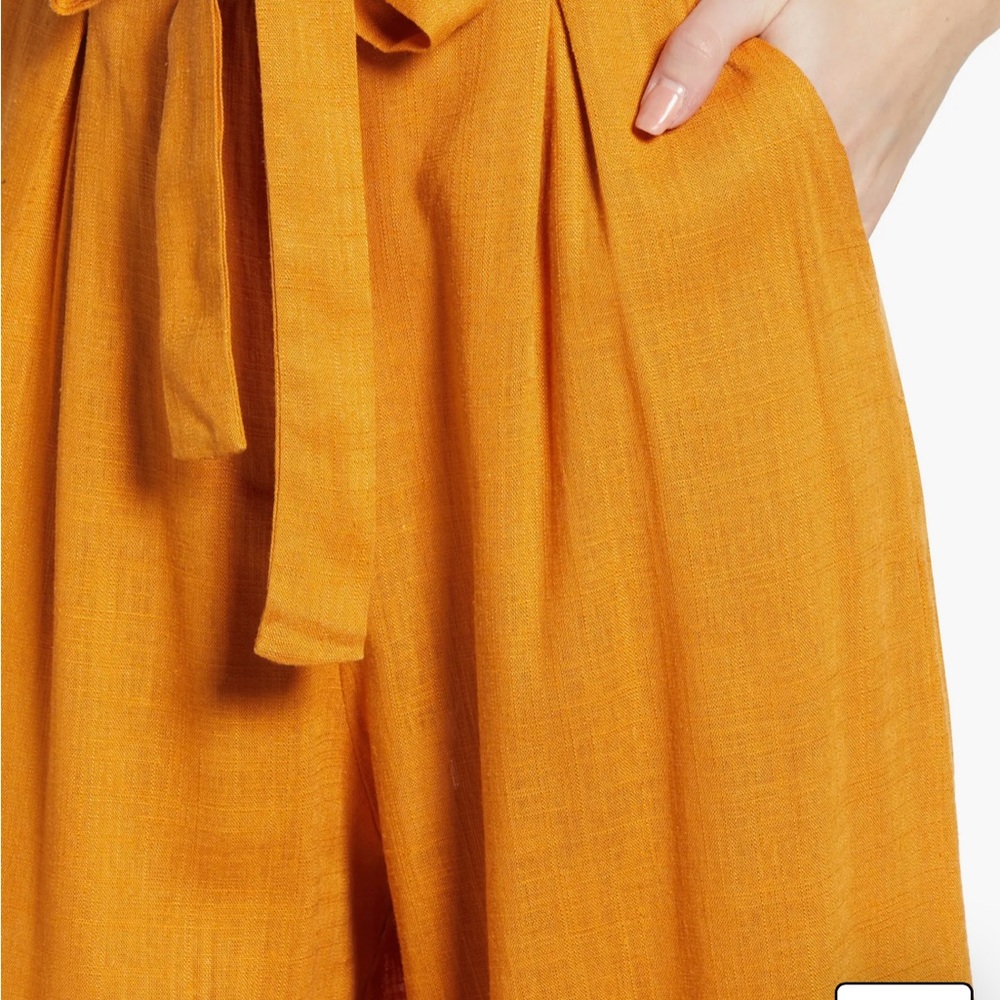 MinkPink Linen Paperbag Waist Trousers from Nordstrom. - Picture 4 of 5